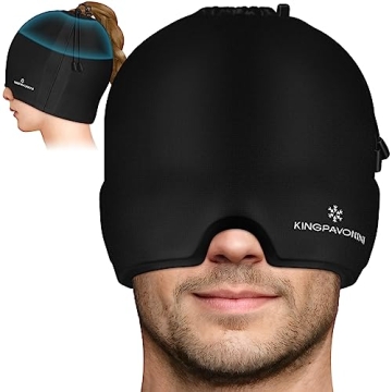KingPavonini Gel Ice Migraine Headache Relief Cap