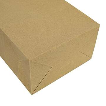 bagmad 50 Pack Kraft Paper Gift Bags - Eco-Friendly Solution
