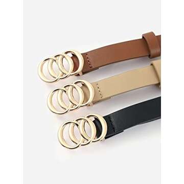 Trendy Women Thin Belts Set - Fashionable Accent for Any Outfit