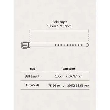 Fashionable Women Thin Belts Set for Every Outfit