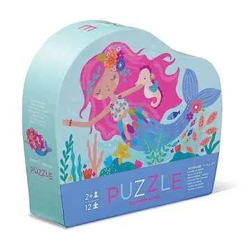 Crocodile Creek 12 Piece Mermaid Puzzle for Kids Ages 2+