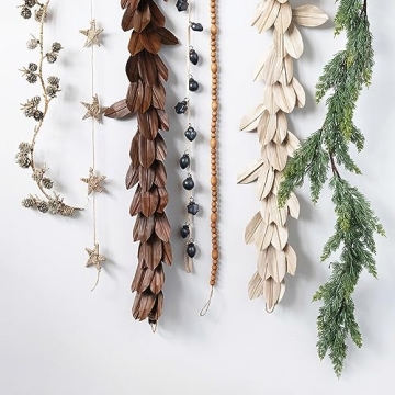 Creative Co-Op 72" Faux Cedar Garland for Festive Decor