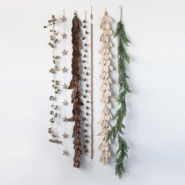 Creative Co-Op 72" Faux Cedar Garland for Festive Decor