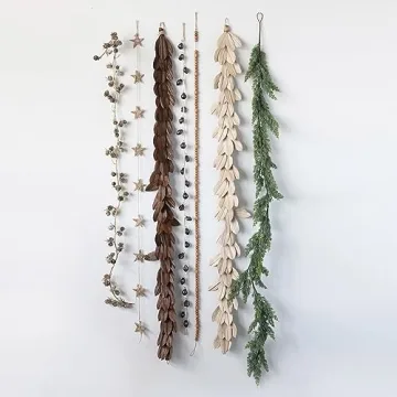 Creative Co-Op 72" Faux Cedar Garland for Festive Decor