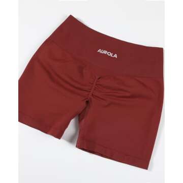 AUROLA Dream Collection Women's High Waist Workout Shorts