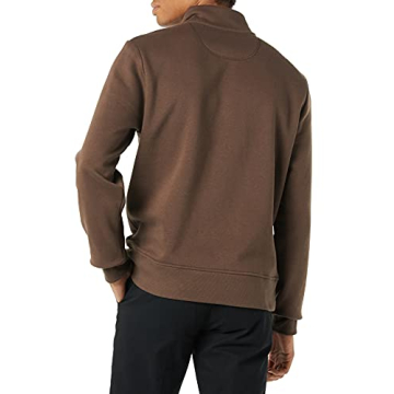 Men's Soft Quarter-Zip Fleece Sweatshirt by Amazon Essentials