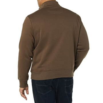 Men's Soft Quarter-Zip Fleece Sweatshirt by Amazon Essentials