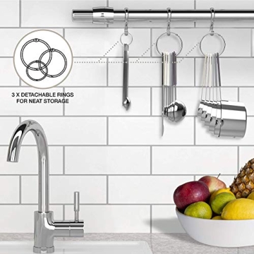 CuttleLab 22-Piece Stainless Steel Measuring Cups and Spoons Set