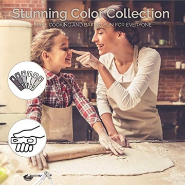 CuttleLab 22-Piece Stainless Steel Measuring Cups and Spoons Set