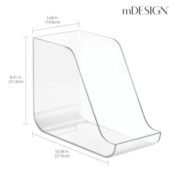 mDesign Clear Storage Organizers for Cans & Bottles