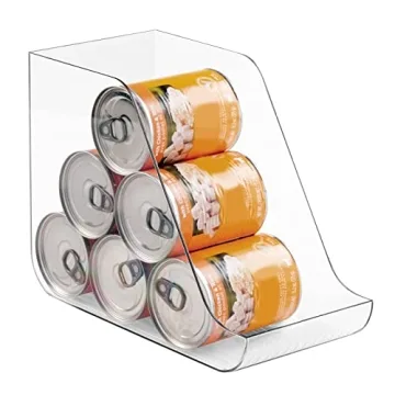 mDesign Clear Storage Organizers for Cans & Bottles
