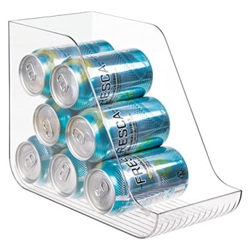 mDesign Clear Storage Organizers for Cans & Bottles