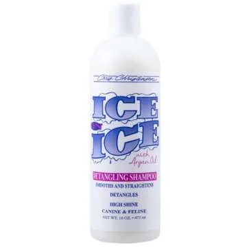 Chris Christensen Ice on Ice Family 16 oz Bundle - Ice on Ice Detangling Shampoo + Detangling Condit...