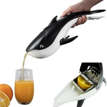 Killer Whale Lemon Juicer Squeezer Handy Citrus Juicer, Presentation Your DIY Fresh Fruit Juice with...