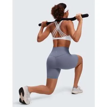 Buy CRZ YOGA Women's Strappy Criss Cross Sports Bra