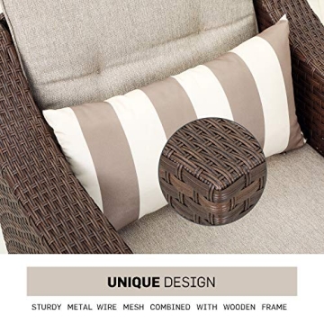 SOLAURA 3-Piece Patio Set for Ultimate Outdoor Comfort