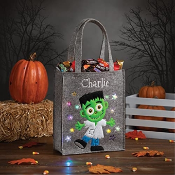 Personalized LED Trick or Treat Bag for Kids