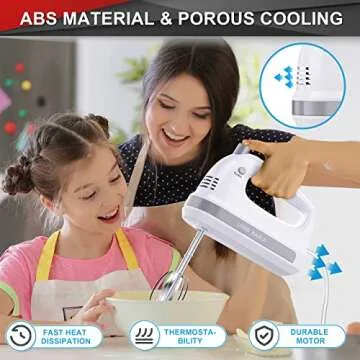 Lord Eagle 300W Hand Mixer with 5 Speed and Storage Case