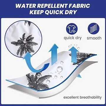 maamgic Men's 7 Inch Quick Dry Swim Trunks - Stylish Comfort