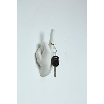 Unique Interior Illusions Middle Finger Hand Wall Hook