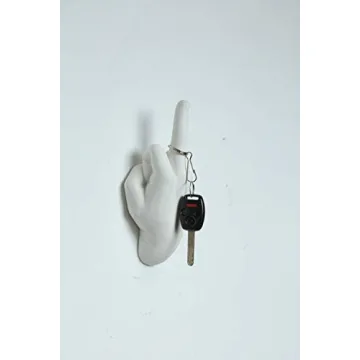 Unique Interior Illusions Middle Finger Hand Wall Hook