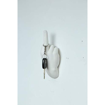 Unique Interior Illusions Middle Finger Hand Wall Hook