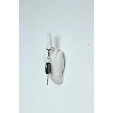 Unique Interior Illusions Middle Finger Hand Wall Hook