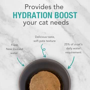 Feline Natural Wet Cat Food Pate, Beef & Hoki Feast - Nutrient-Packed & Grain-Free