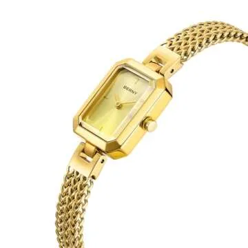 Elegant Gold Watch for Women - Adjustable & Waterproof