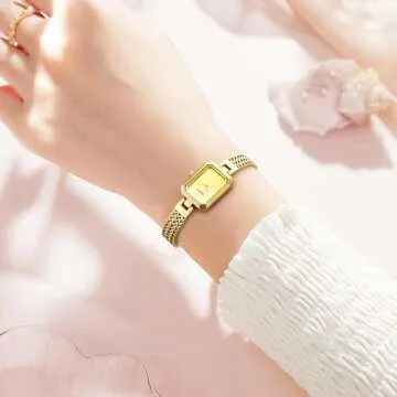 Stylish BERNY Gold Watch for Women - Adjustable & Reliable