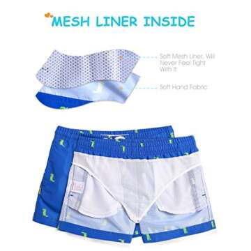 Maamgic Swim Trunks Boys Toddler Bathing Suits for Kids Swimwear Baby Boy Swimsuit Boys Swim Shorts