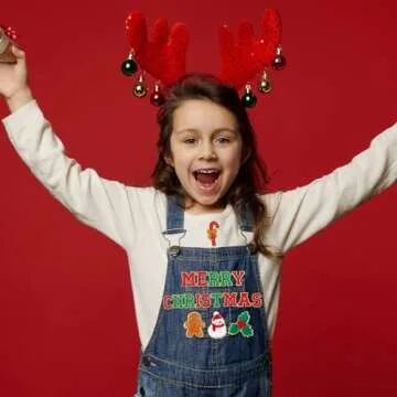 Geosar 54 Iron on Chenille Letter Patches for DIY