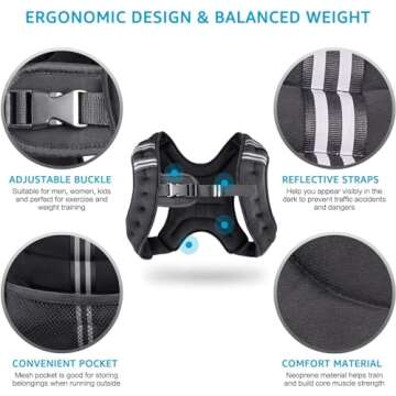 Henkelion Weighted Vest for Enhanced Workouts