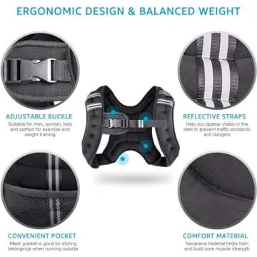 Henkelion Weighted Vest for Enhanced Workouts