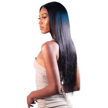 Glossy 100% Virgin Remy Hair Extensions - Natural Black