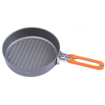 Fire-Maple Feast 2 Camping Cookware Set | Outdoor Cooking Gear Set with Pot, Kettle, Pan, Bowls and Spatula | Premium Construction | Ideal Mess Kit for Backpacking, Hiking, Car Camping and Emergency