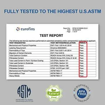 TOP BRIGHT Wooden Activity Cube for Toddlers 1-3 Bead Maze for Babies 6-12 Months Cause and Effect Toys for 1 2 3 Year Old Boys and Girls Gifts