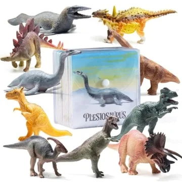 PREXTEX Dinosaur Toy Set with Memory Cards for Kids