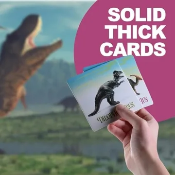 PREXTEX Dinosaur Toy Set with Memory Cards for Kids