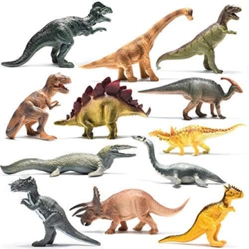 PREXTEX Dinosaur Toy Set with Memory Cards for Kids