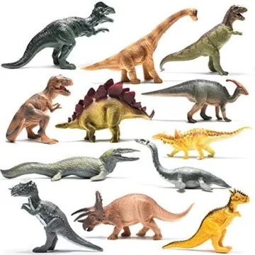 PREXTEX Dinosaur Toy Set with Memory Cards for Kids