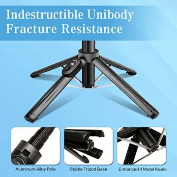 Ultimate Portable Phone Tripod & Selfie Stick for iPhones