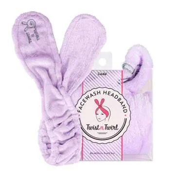 Lindo Twist-N-Twirl Facewash Headband in Purple