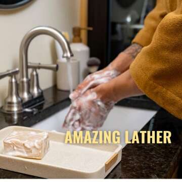 San Francisco Soap Company Peppered Cardamom and Juniper Man Bar - EXFOLIATING - No Harmful Chemicals - Good for All Skin Types - Made in the USA