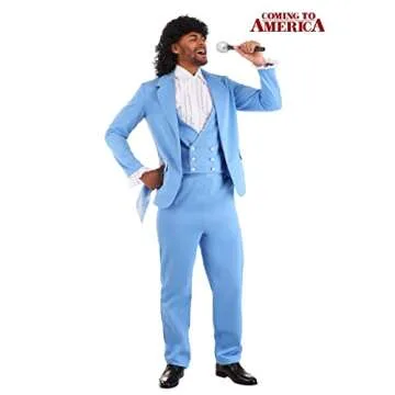 Authentic Adult Coming to America Randy Watson Costume - Perfect for Halloween Parties