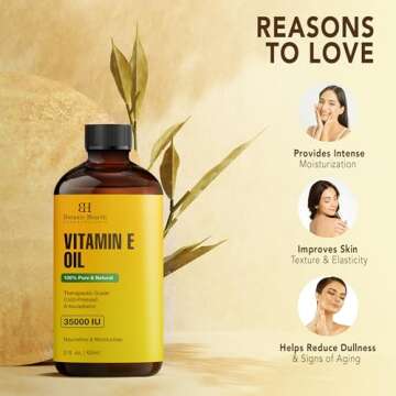 Botanic Hearth Vitamin E Oil - Pure & Natural Hair and Skin