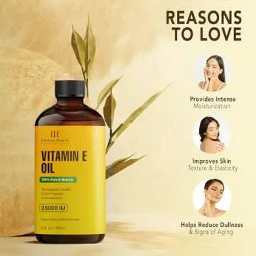Botanic Hearth Vitamin E Oil - Pure & Natural Hair and Skin