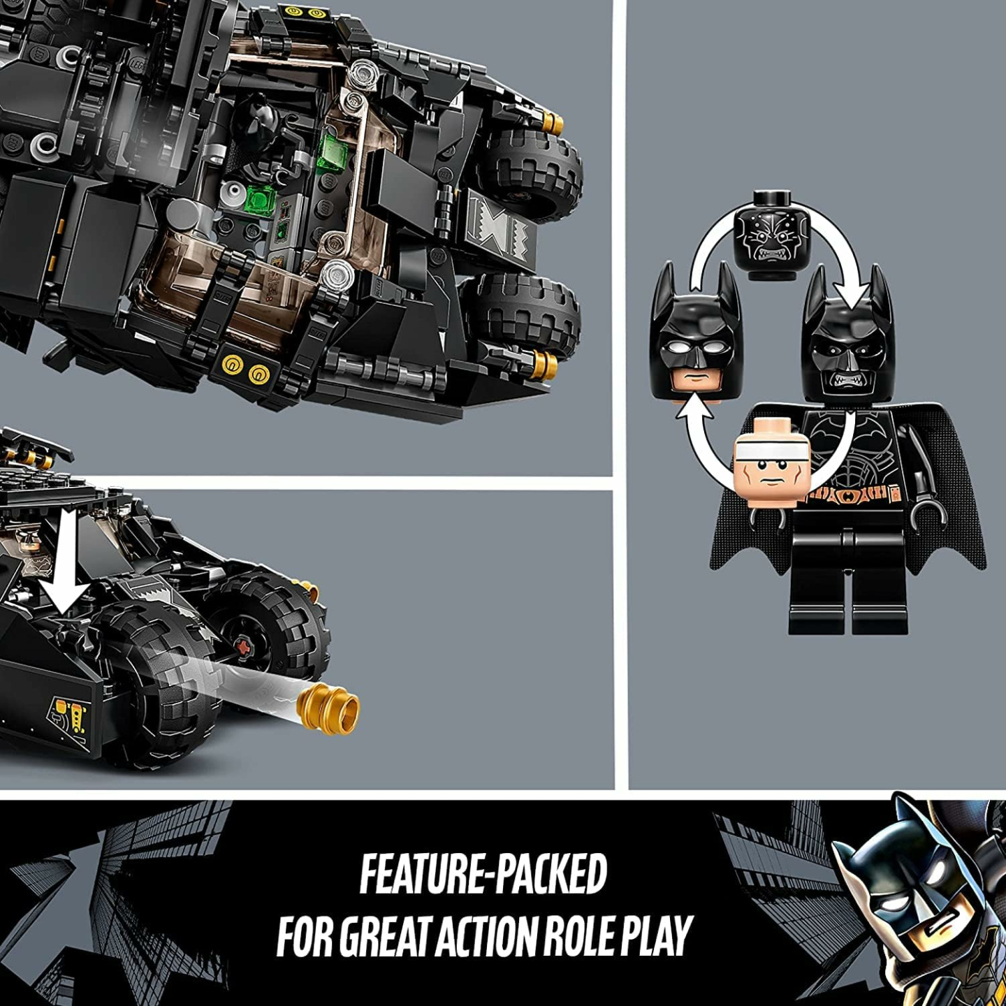 Batmobile Tumbler: Scarecrow Showdown 76239