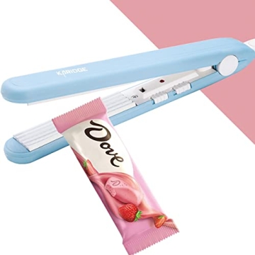 UPGRADED Bag Sealer Heat Seal Mini for Food Storage, Mini Sealing Machine Portable Heat Sealer Resea...