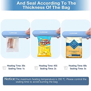 UPGRADED Mini Bag Sealer for Food Storage and Snacks